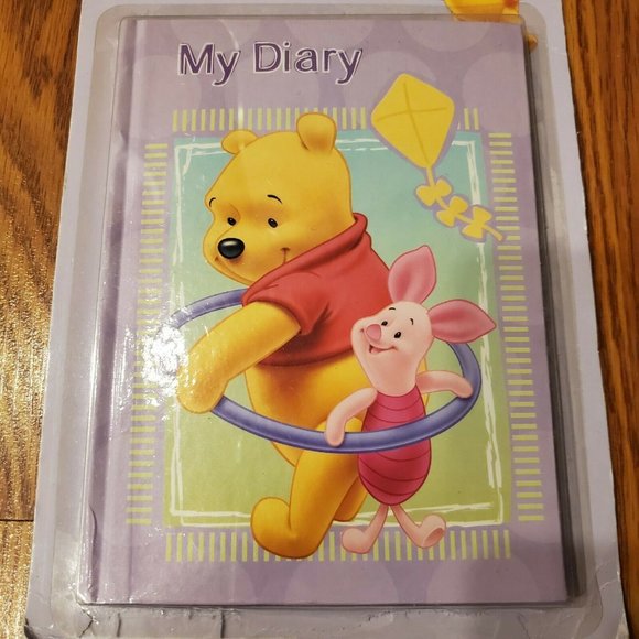 Vintage 90s Winnie The Pooh My Diary Disney New Rare Notebook Journal Piglet - Picture 2 of 3